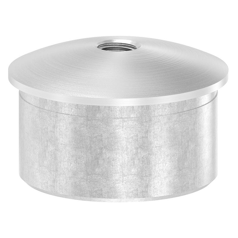 Bouchon pour extrémité de tube à coller avec M8, pour tube 42,4x2,0mm, V2A