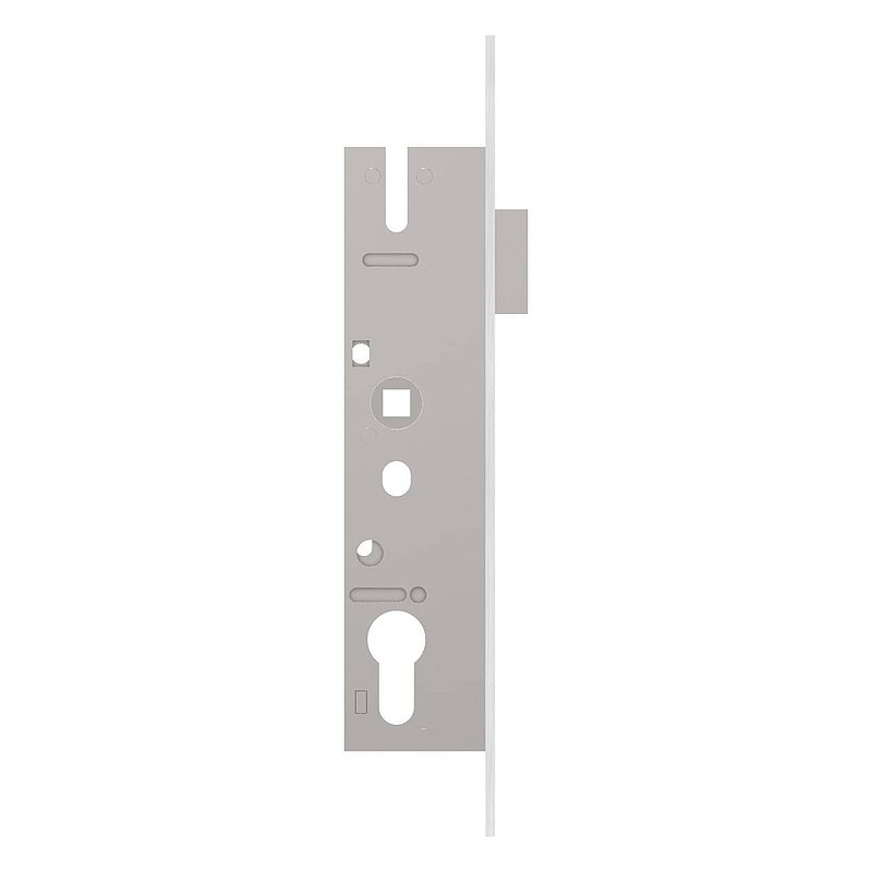Galvanised tubular frame lock, spacing 72 mm galvanised, backset 30 mm