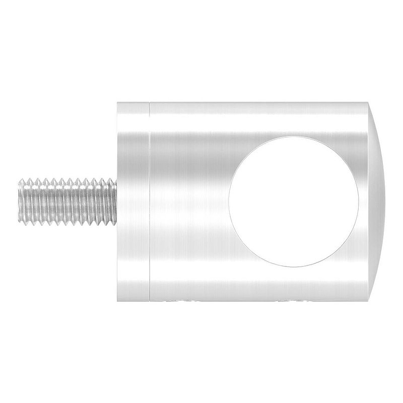 Querstabhalter für geraden Anschluss, 16,2mm Bohrung, V4A