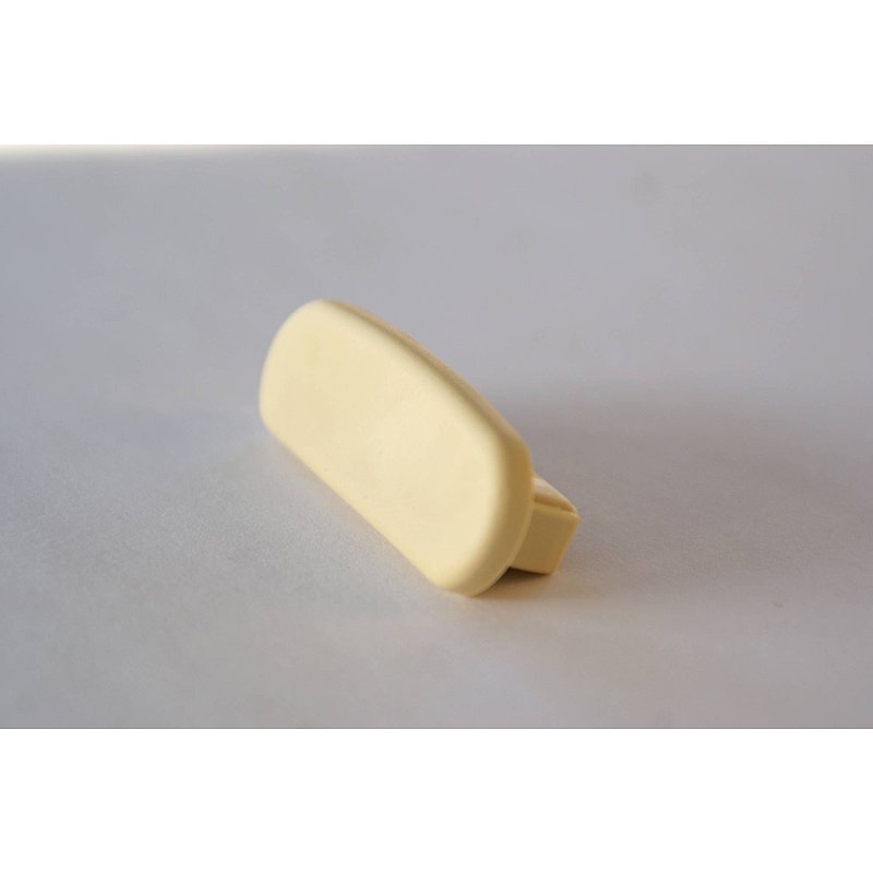 End cap for plastic handrail for 40x8mm, ivory