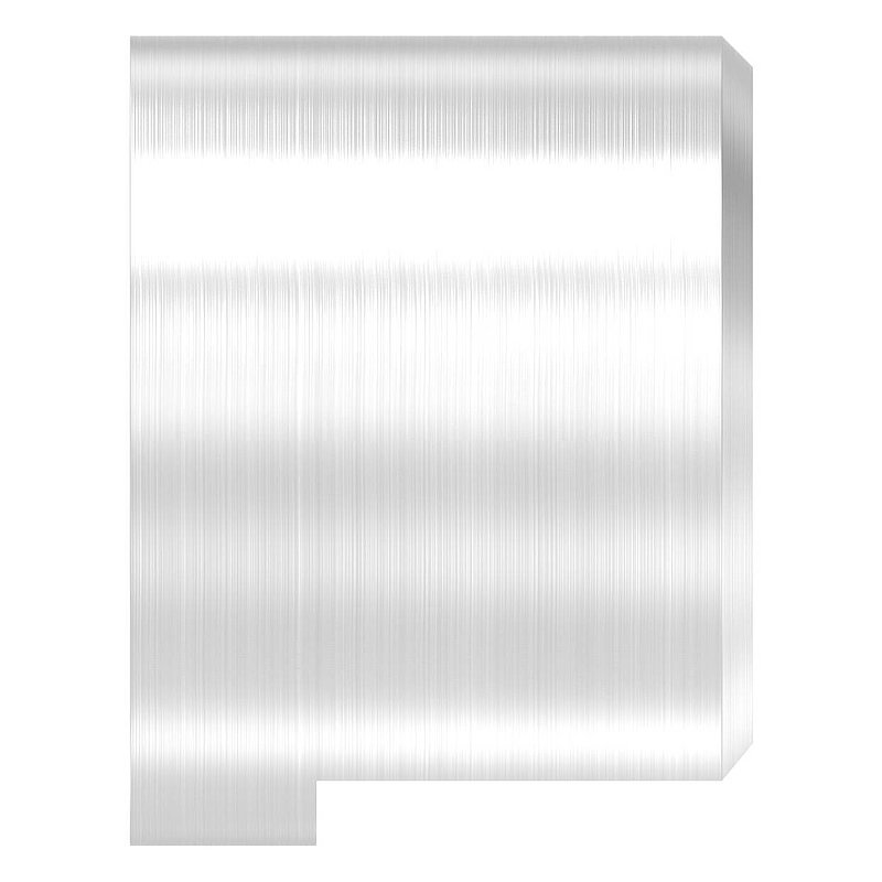 Wandbefestigung für Nutrohr 42,4mm, rechts, V4A