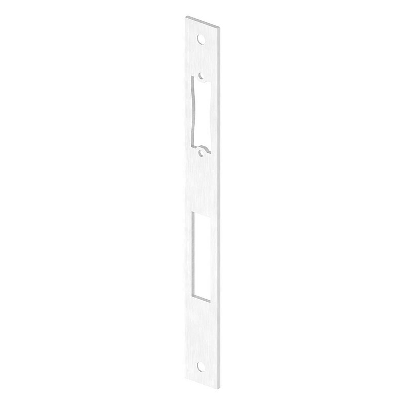 Edelstahlschließblech 242x26x3,0mm, für Abstand 92mm, V2A (1.4301)