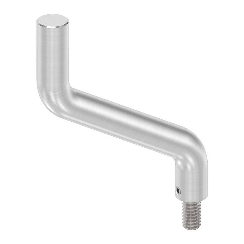 Étrier Ø 14mm, 2x courbé à 30°, V2A