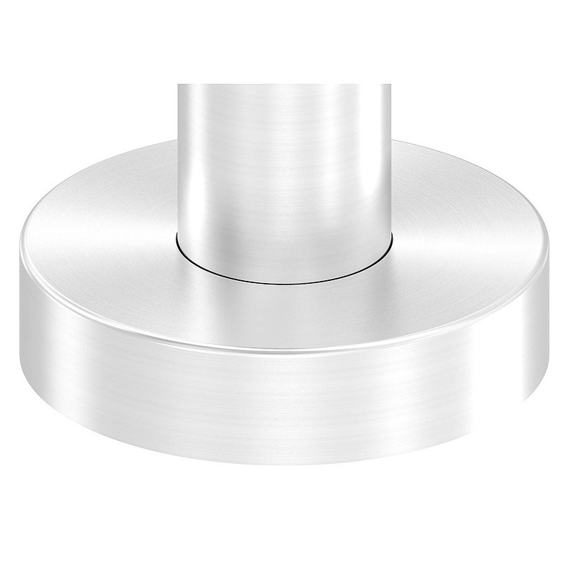 Stainless steel post AISI304 for floor mounting, H: 880mm