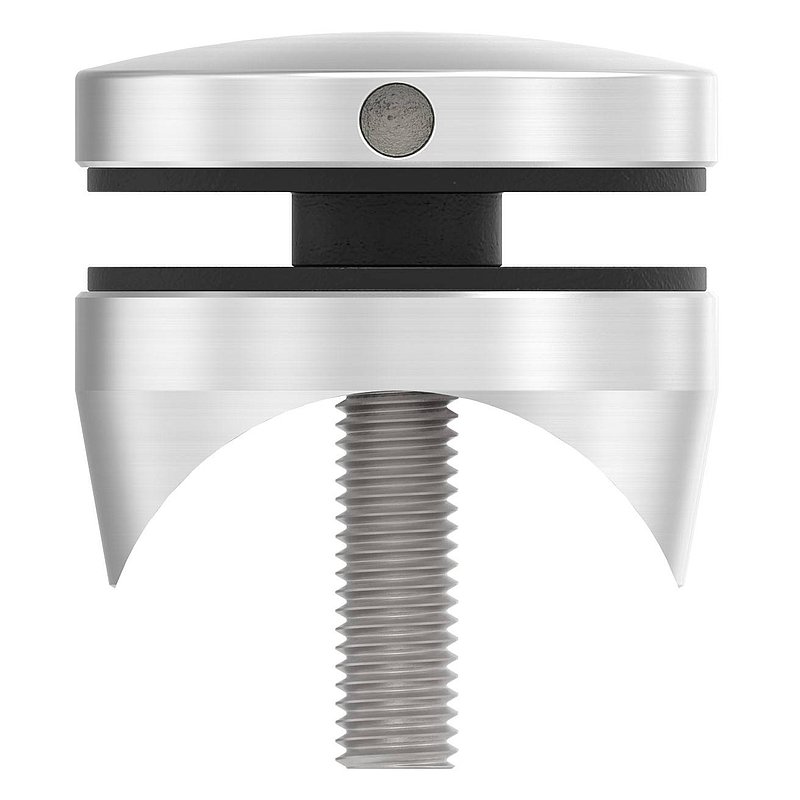 Glass point holder 52mm, connection: 48.3mm, AISI304