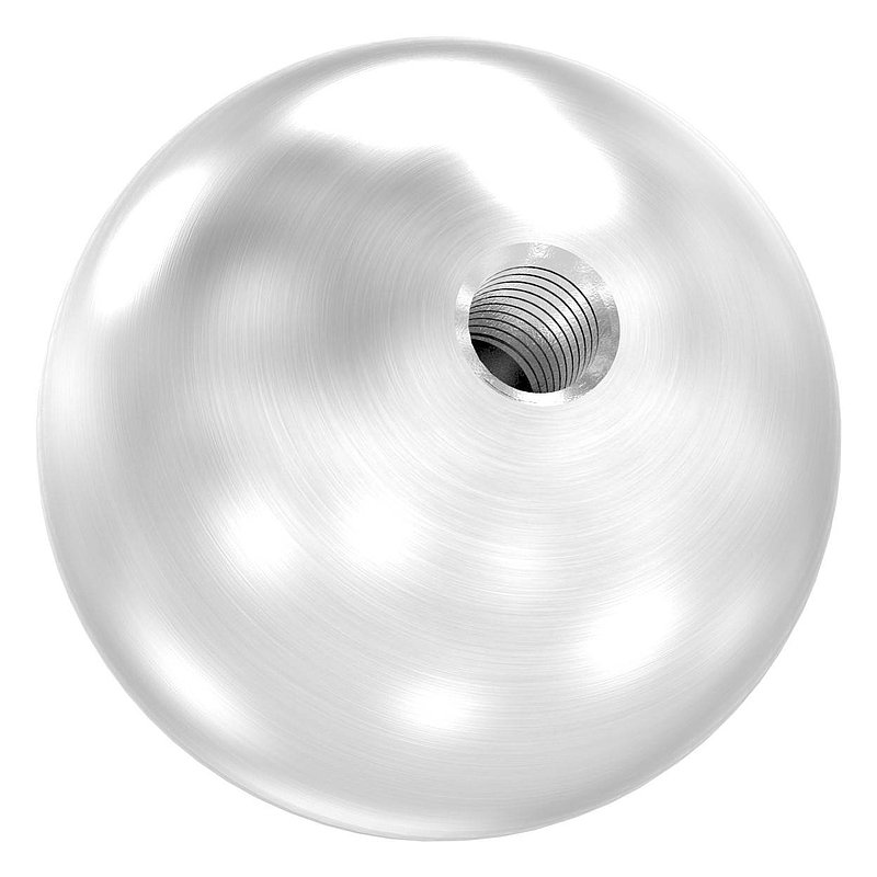 Vollkugel Ø 40mm mit Gewinde M8, V2A