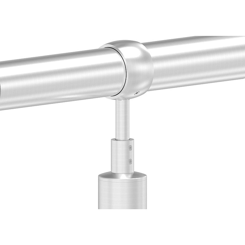 Handrail support ring for 42.4 mm tube, AISI304