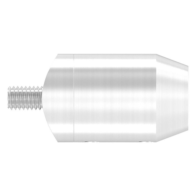 Cross bar holder (for front push-fit) for 33.7 mm tube, front bore 12.2 mm, AISI304