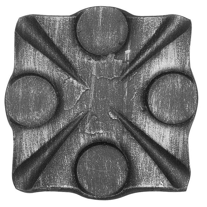 Rosette 8mm, Ø 90x90mm