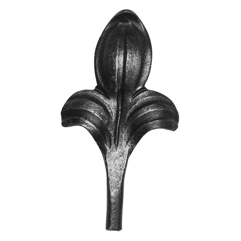 Feuille d'ornement, base Ø10mm, 150x90mm