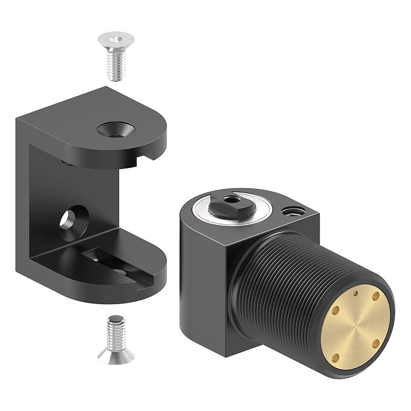 Self-closing hinge screwable without stop