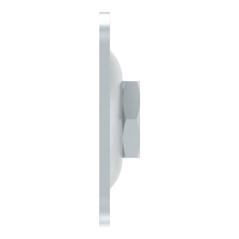 Adjustable wall plate for M22, galvanised
