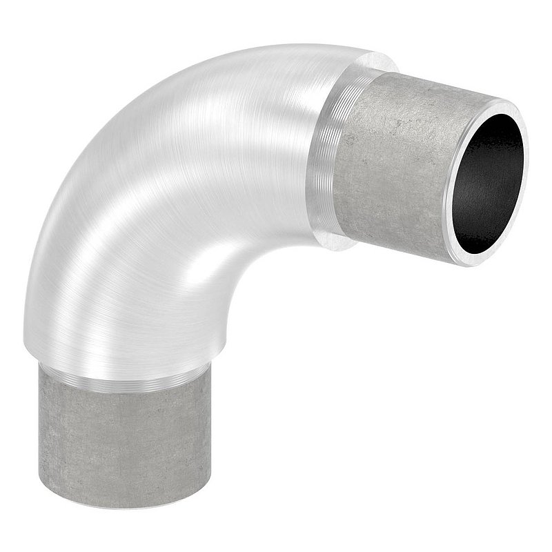 Rohrbogen 90°, für Rohr 26,9x2,0mm, V2A