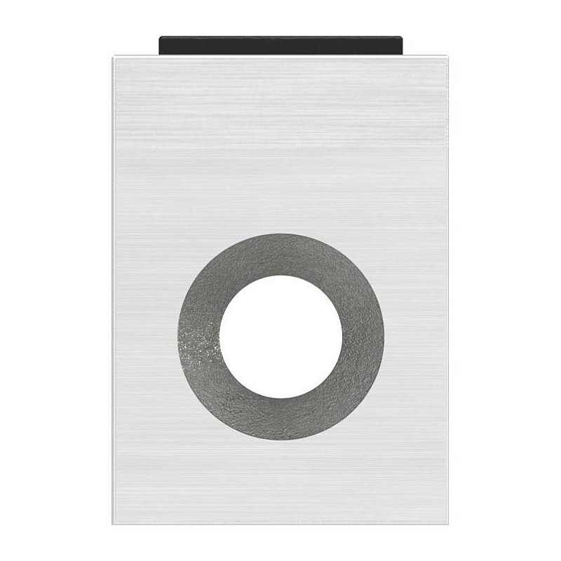 Retaining shelf with straight connection, AISI304