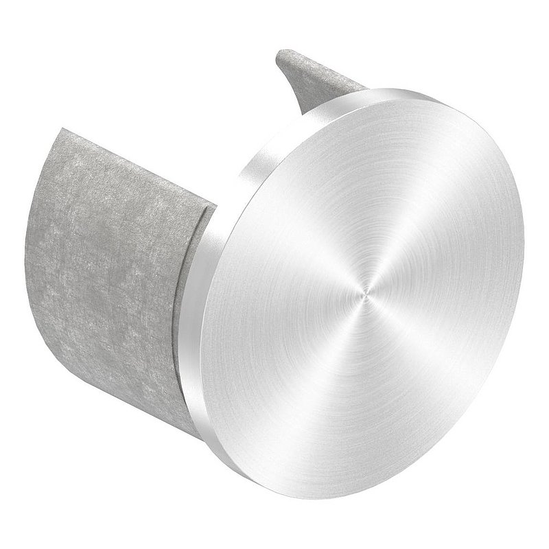 End cap, flat, for 48.3 mm slotted tube, AISI316