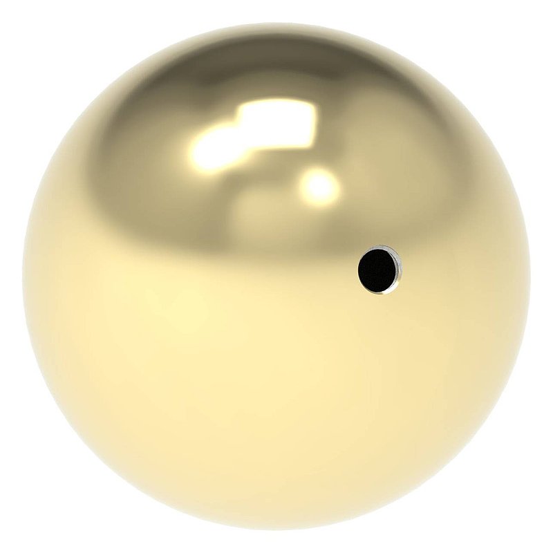 Messinghohlkugel Ø 100mm mit M10