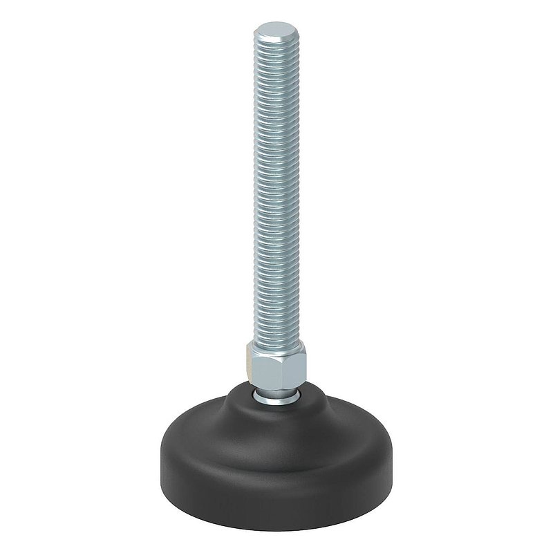 Heavy-duty machine foot M10x75