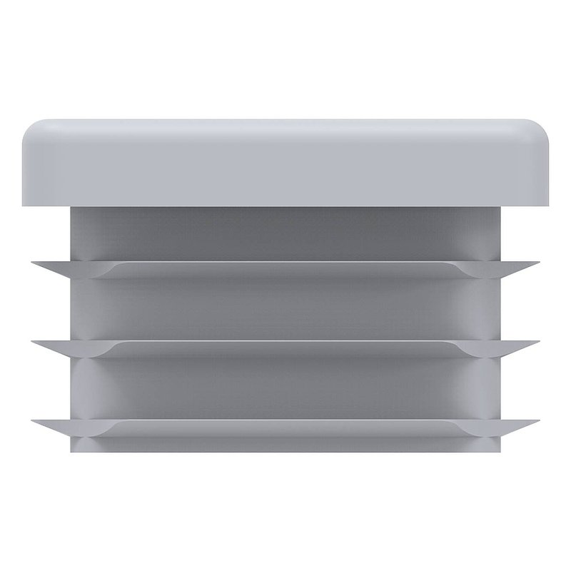 Bouchon plastique pour tube rectangle 40x30mm