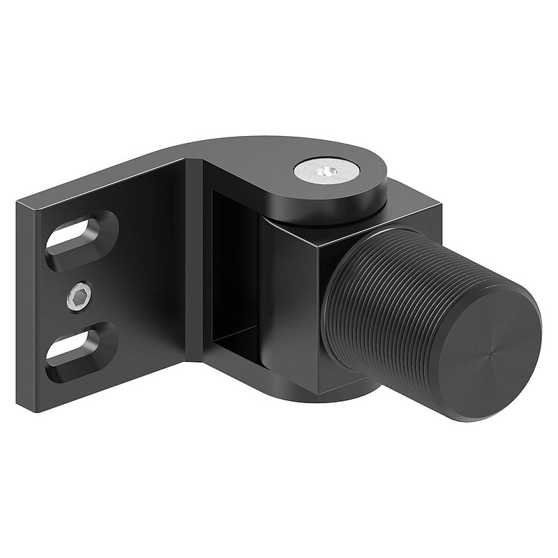 Door hinge 180° screwable without self-closing function