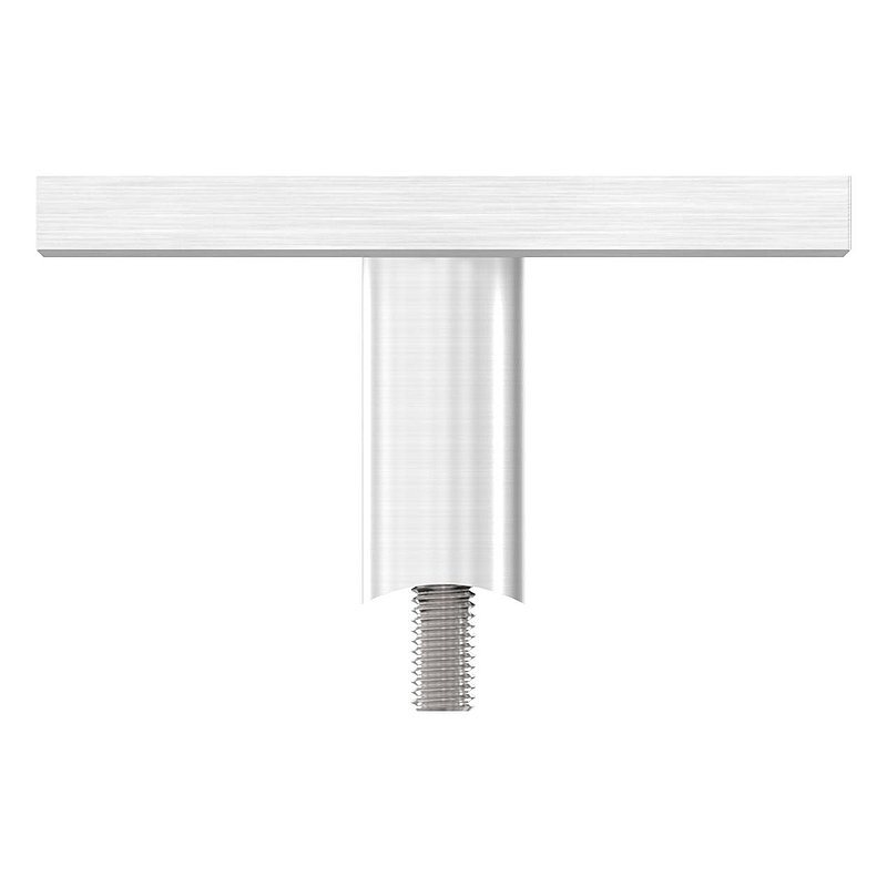 Wandbefestigung für Geländerpfosten 42,4mm, V2A