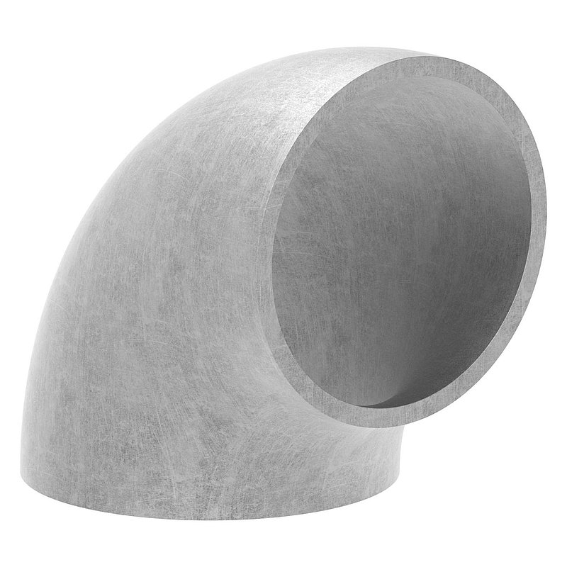 Welding arc 90°, 48.3x2.6mm