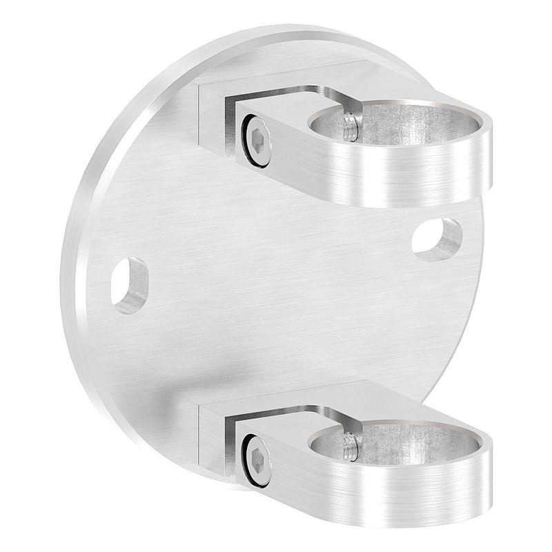 Wall mounting for railing posts 42.4 mm, AISI316