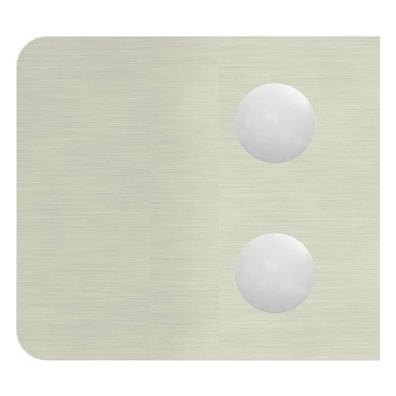 Glasklemme Mod. 14, Anschluss: 48,3mm, VA-Effekt