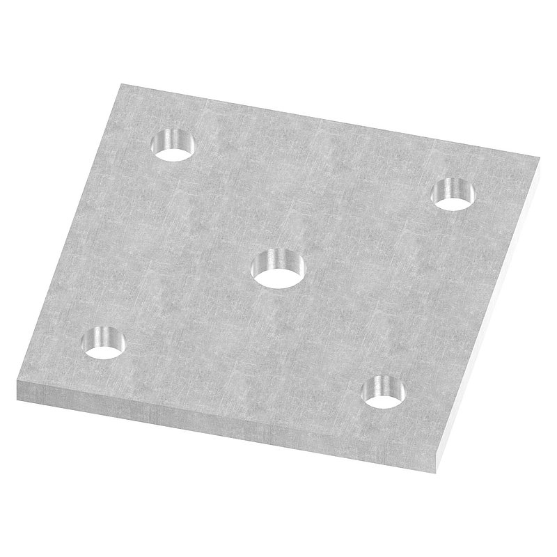 Plaque d'ancrage 120x120x8mm