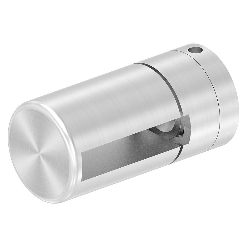 Brenk Grundhalter für Flachstäbe 40x8mm, ALU