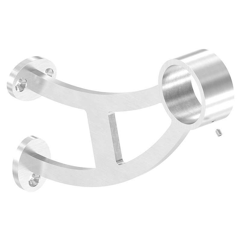 Support pour repose-pieds ou main courante, pour tube Ø 42,4mm, V2A