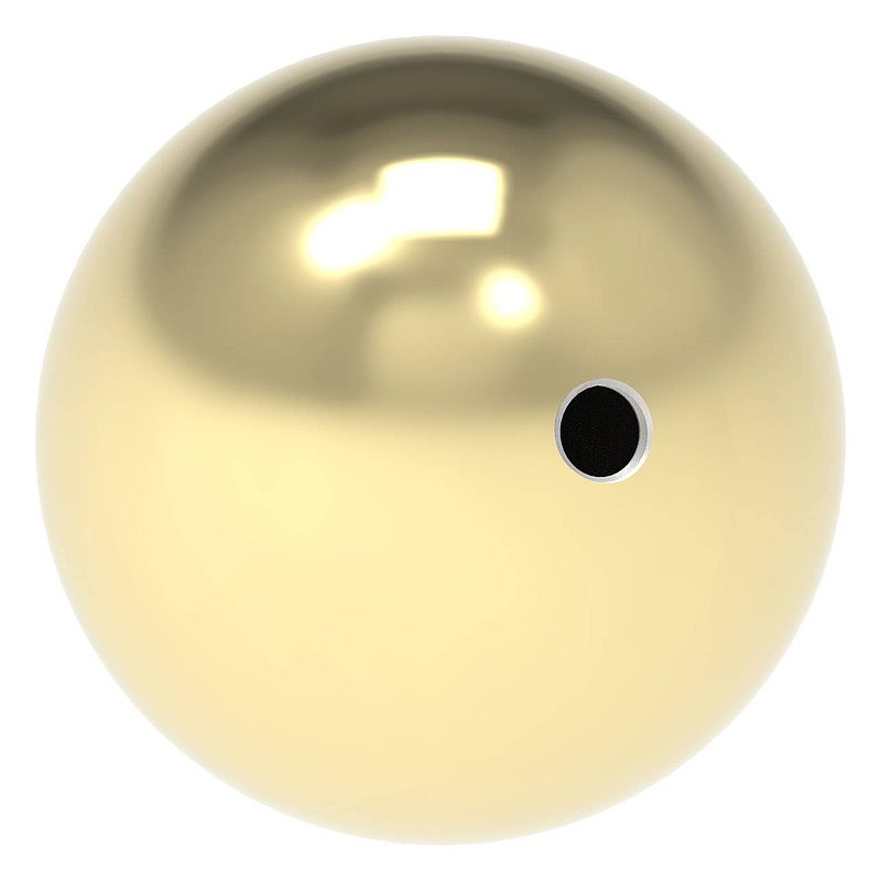 Messinghohlkugel Ø 60mm mit M8
