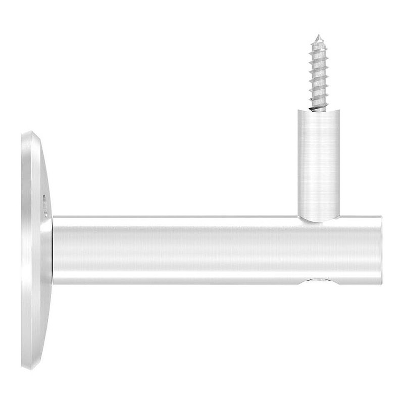 Handlaufhalter zum Anschrauben mit Holzschraube (Ronde und Bügel verschraubt), V2A