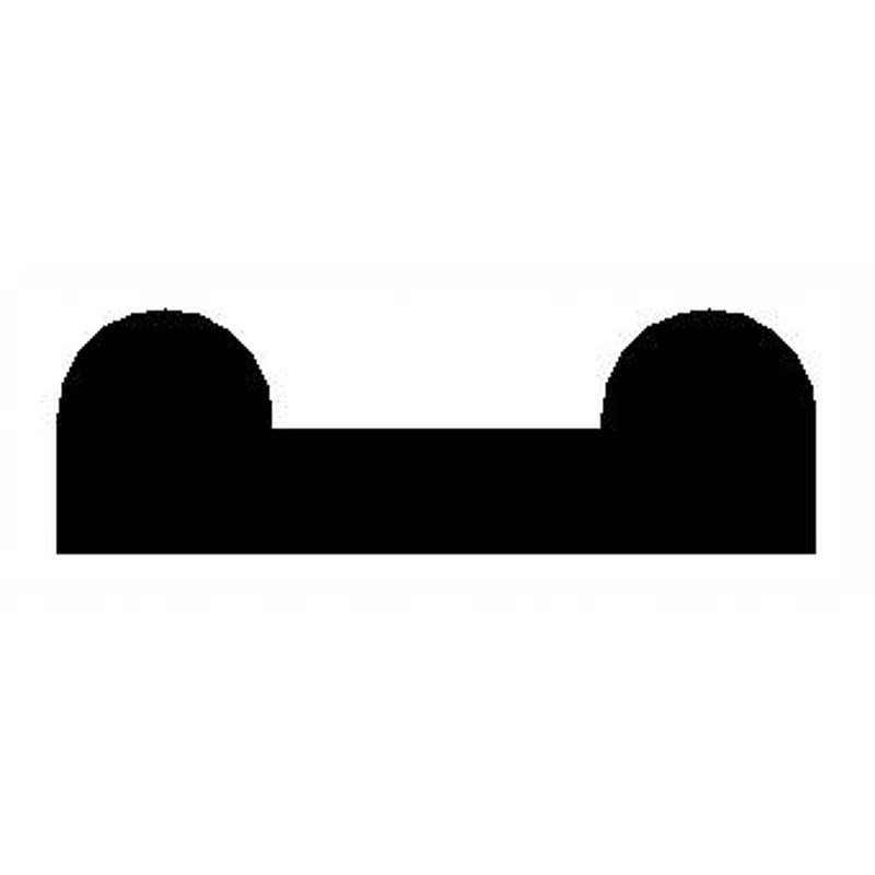 Hespene iron S235JR, 25x8x4mm, L: 6000mm