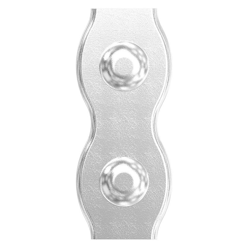 Duplex clamps for rope 8mm, AISI316