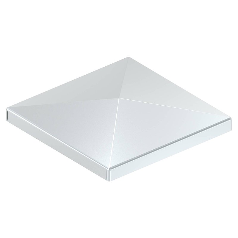 Pfeilerbedecker für Rohr 80x80mm, verzinkt