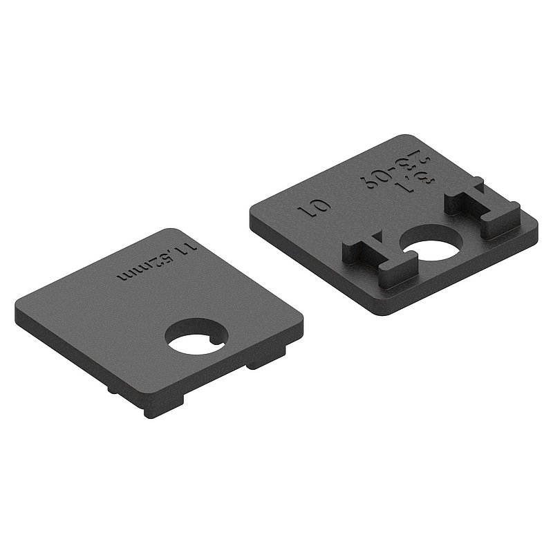 1 Paar Gummi für Mod. 36, für VSG-Glas 11,52mm