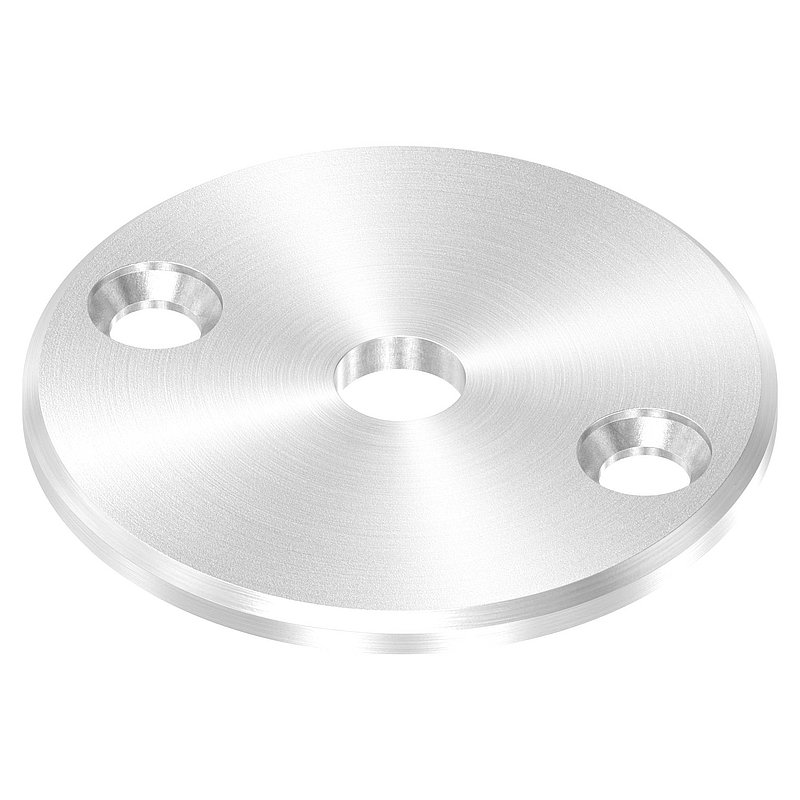 Ronde, Ø 70x4mm, mit Rundschliff, V2A