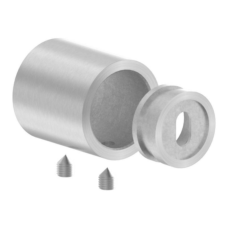 Wandbefestigung für Rohr 21,3mm, V2A