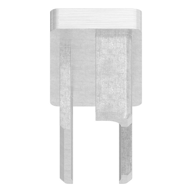 Einsteckkappe, für Rohr 40x20x2,0mm, V4A