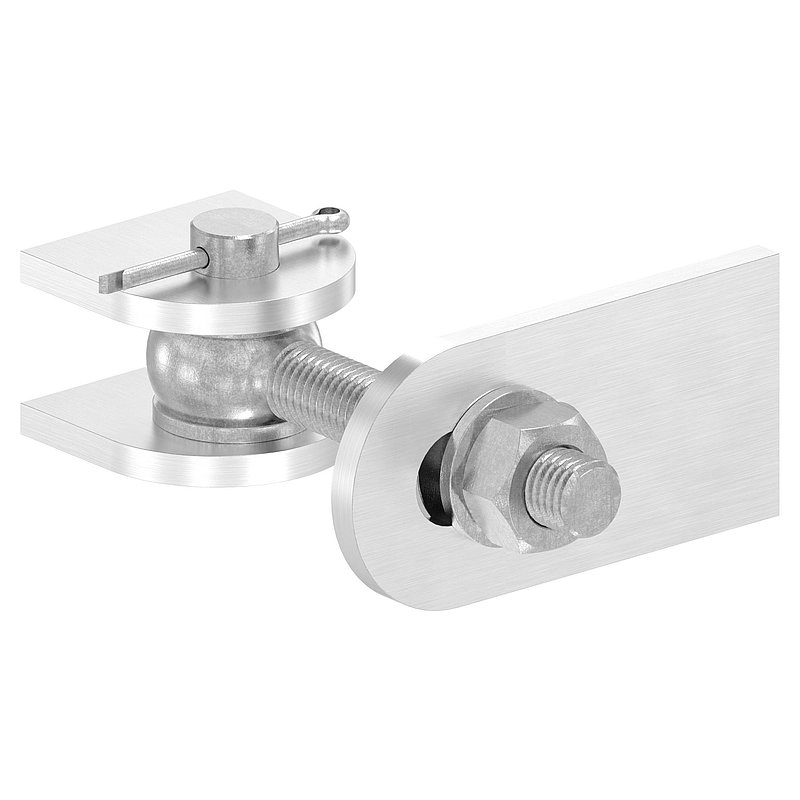 Torband 180° verstellbar, Gewinde M16, V4A