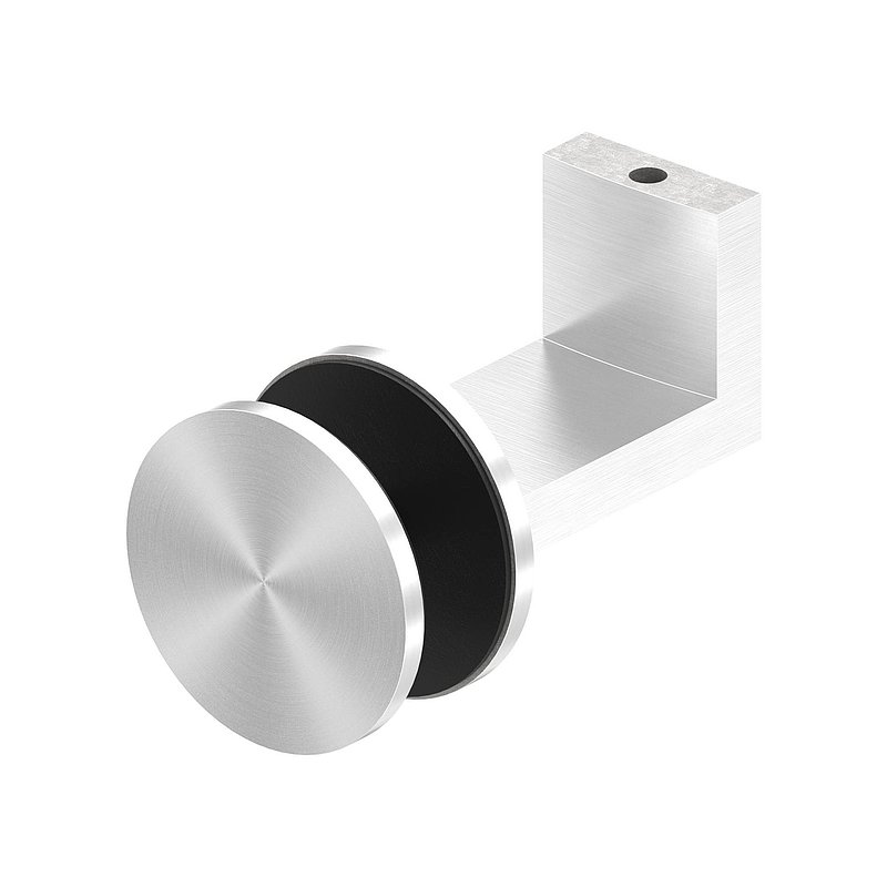 Sensa Design 1, flat connection, for mounting on glass, AISI304