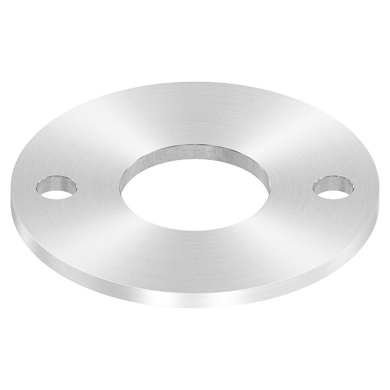 Ankerplatte Ø 120x6mm, mit Rundschliff, V2A