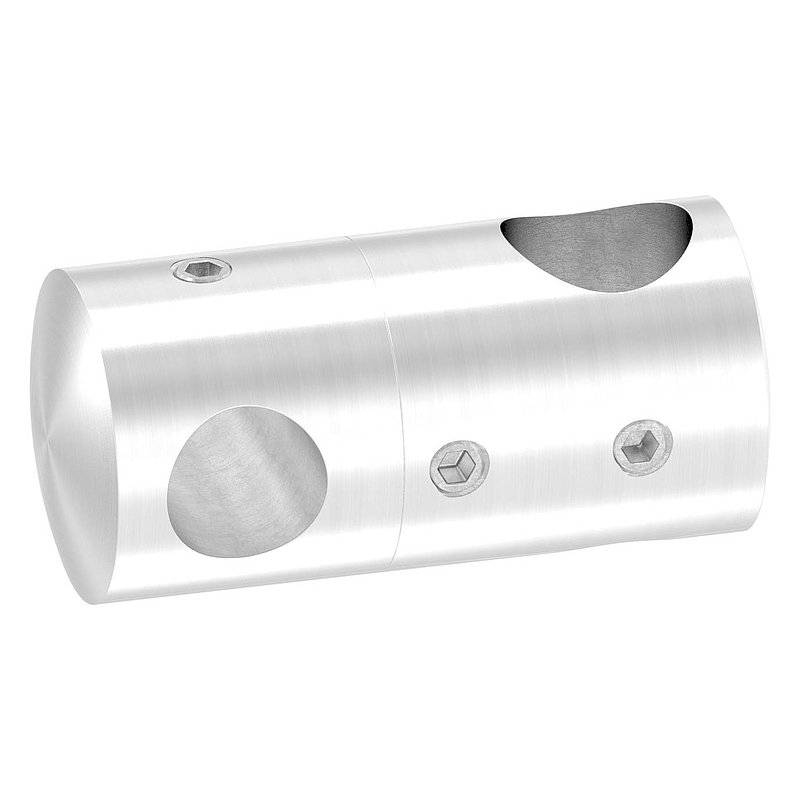 Doppelquerstabhalter mit 16,2 und 12,2mm Bohrung, V2A