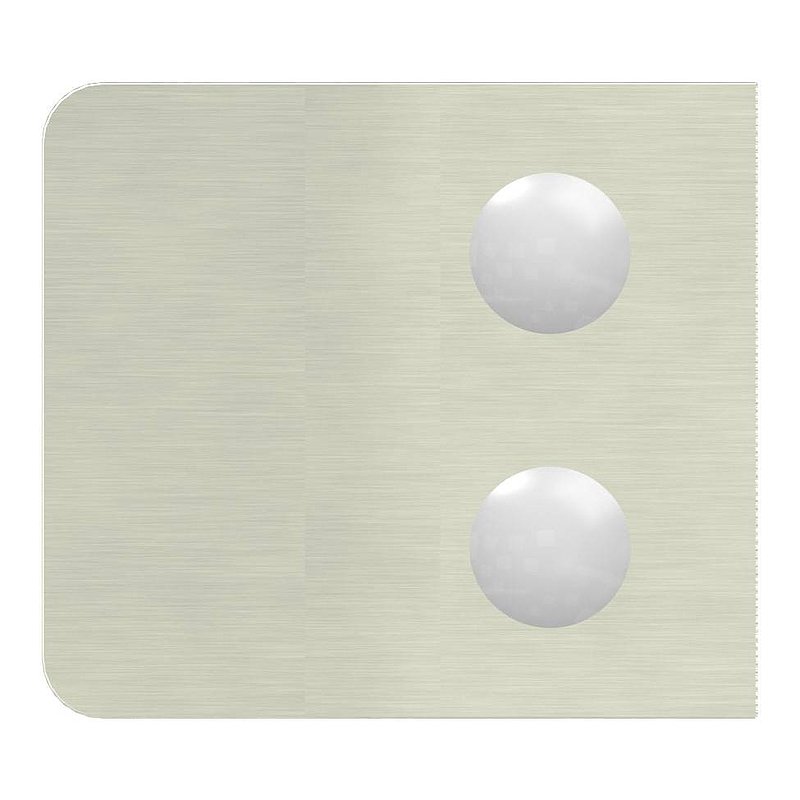 Glasklemme Mod. 34, Anschluss: 48,3mm, VA-Effekt