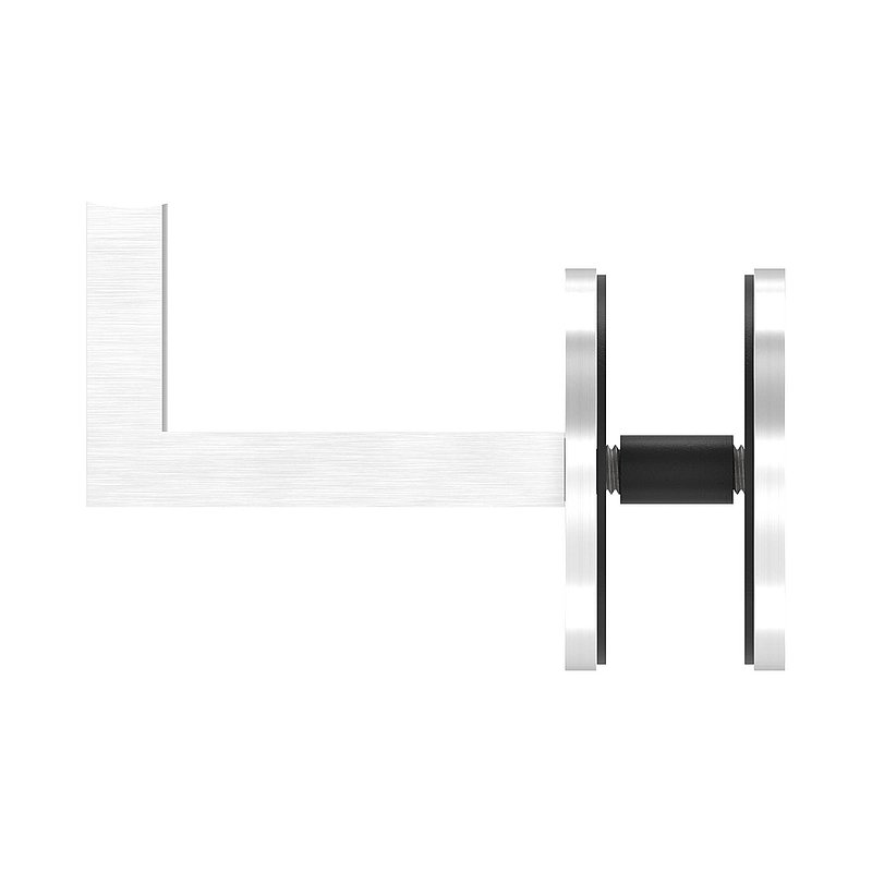 Sensa Design 1, für Rohr 42,4mm, für Montage an Glas, V2A