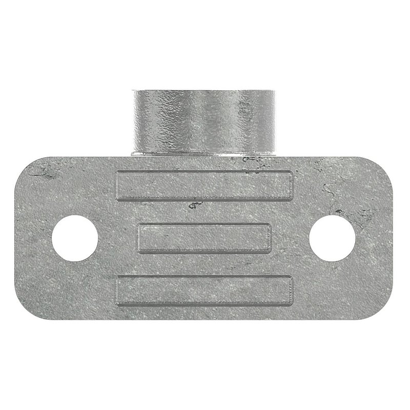 Support mural avec 2 trous de fixation, pour tube Ø 42,4mm
