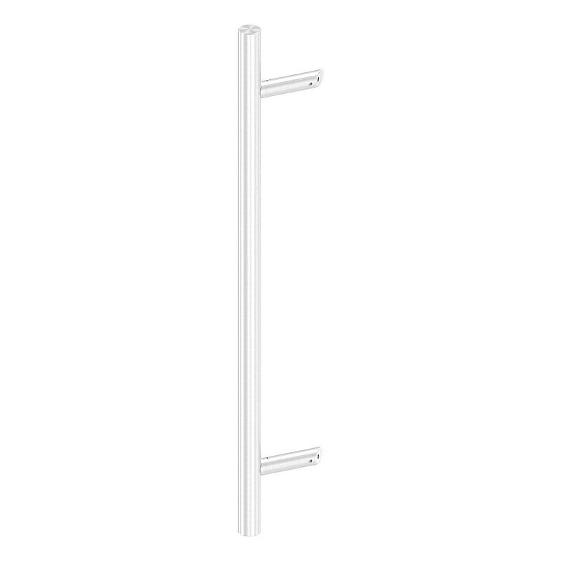 Poignée de porte avec support incliné à 45° avec L: 800mm, V2A