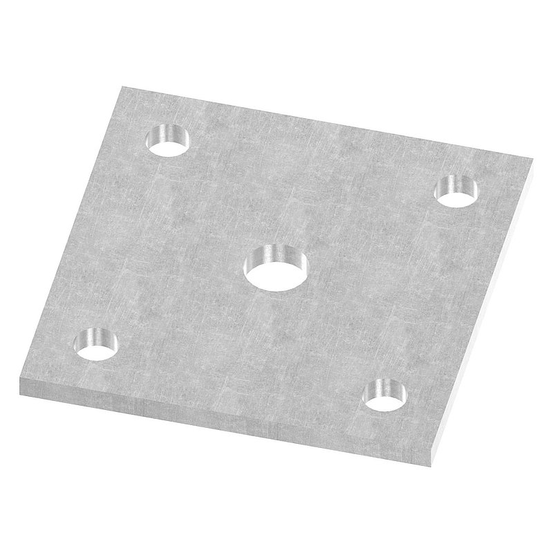 Plaque d'ancrage 100x100x6mm