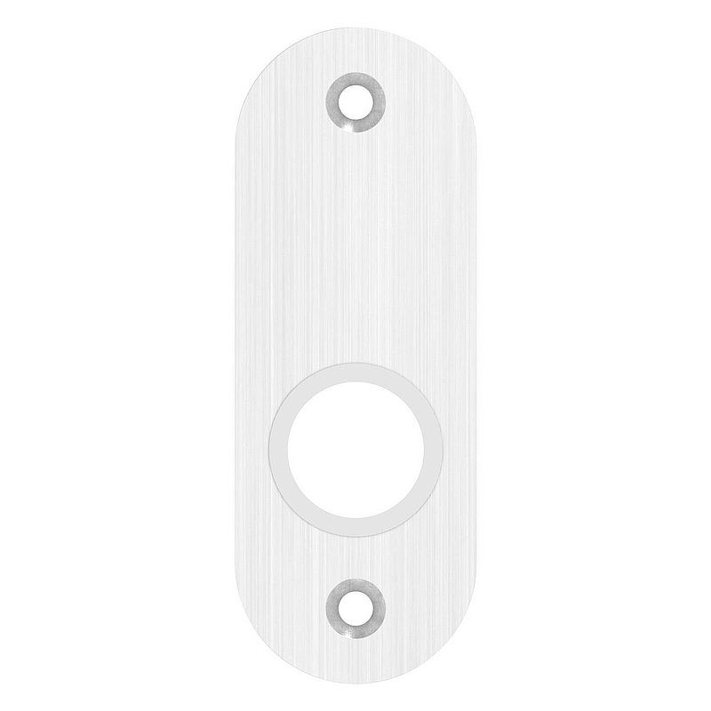 Short backplate, dimensions: 32x87x6mm, AISI304