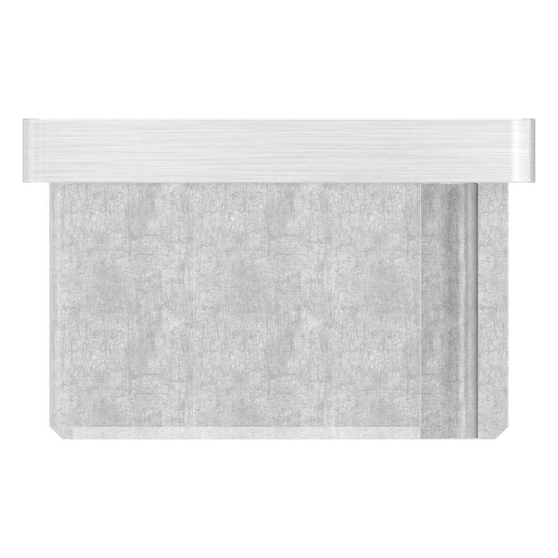 Capuchon à enfoncer, pour tube 40x30x2,0mm, V4A
